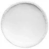 Astier de Villatte Plates<Aurelie Dessert Plate With Embroidered Border