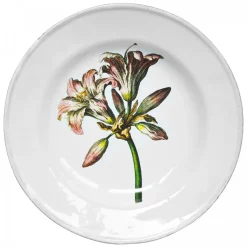 Astier de Villatte Plates<Bella Donna Lilly Soup Plate