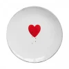 Astier de Villatte Small Dishes<Crying Heart Saucer
