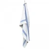 Astier de Villatte Textiles<Grecque Tea Towel (Blue)
