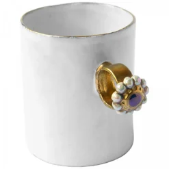 Astier de Villatte Cups & Teapots<Lapis Lazuli And Pearls Ring Cup