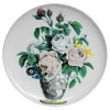 Astier de Villatte Platters/Salad Bowls & Stands<Large Bouquet Dinner Plate