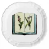 Astier de Villatte Plates<Large Floral Book Plate