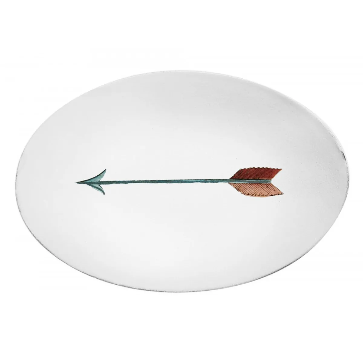 Astier de Villatte Platters/Salad Bowls & Stands<Oval Arrow Platter