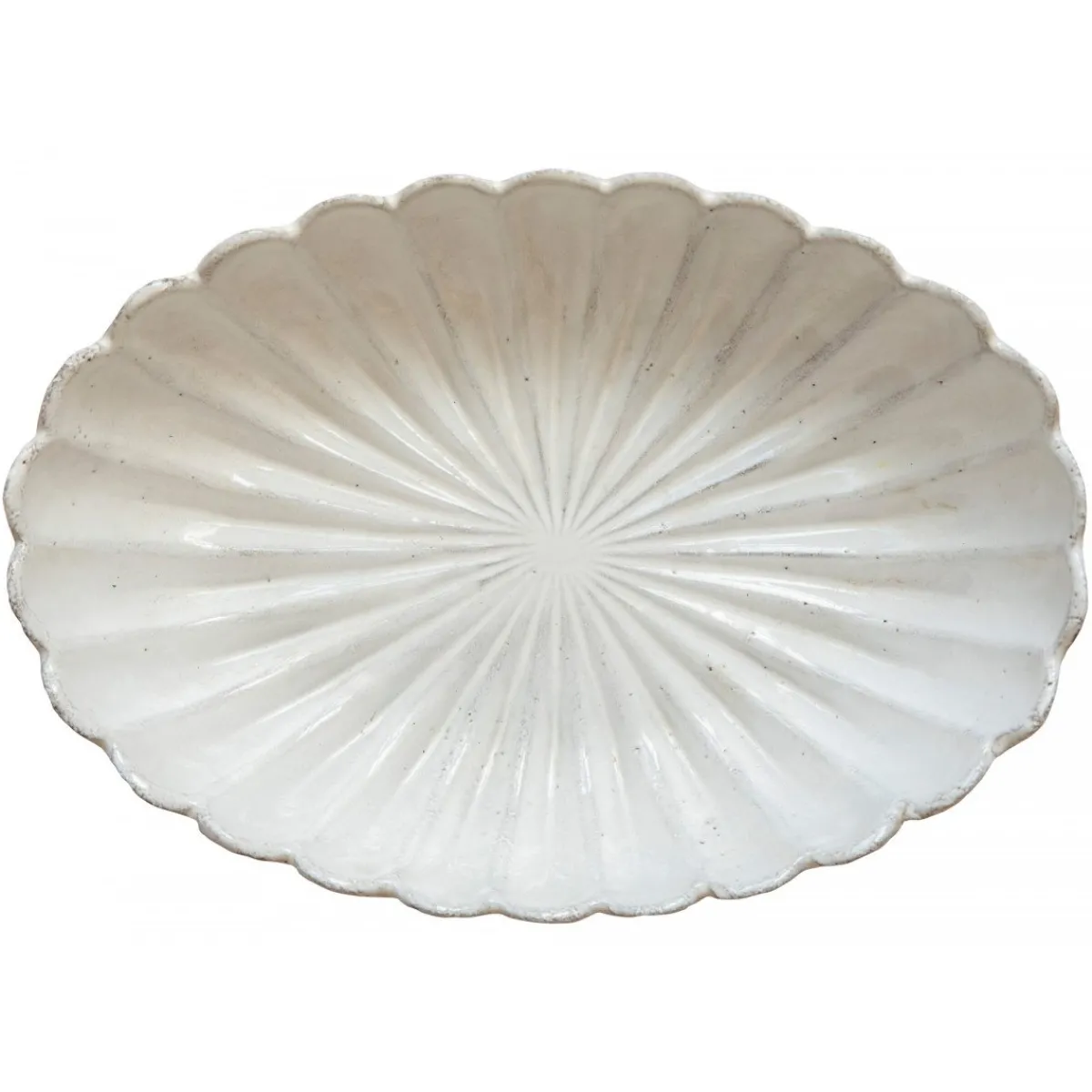 Astier de Villatte Platters/Salad Bowls & Stands<Oval Victoria Dish