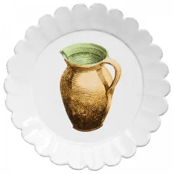 Astier de Villatte Plates<Plate With Pitcher