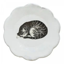 Astier de Villatte Small Dishes<Sleeping Cat Dish