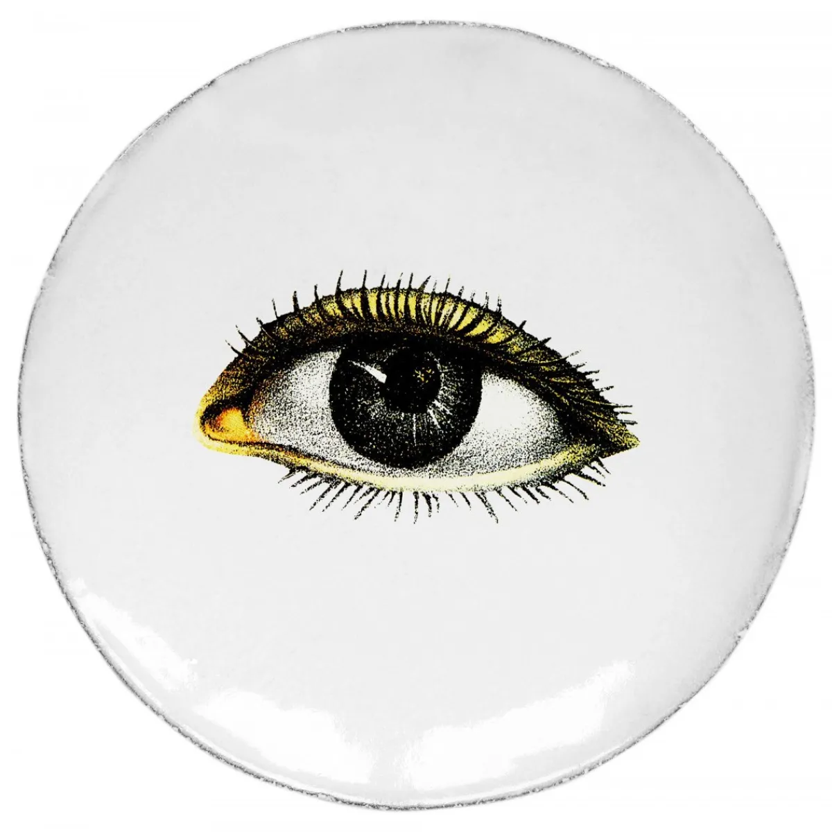 Astier de Villatte Small Dishes<Small Left Eye Plate