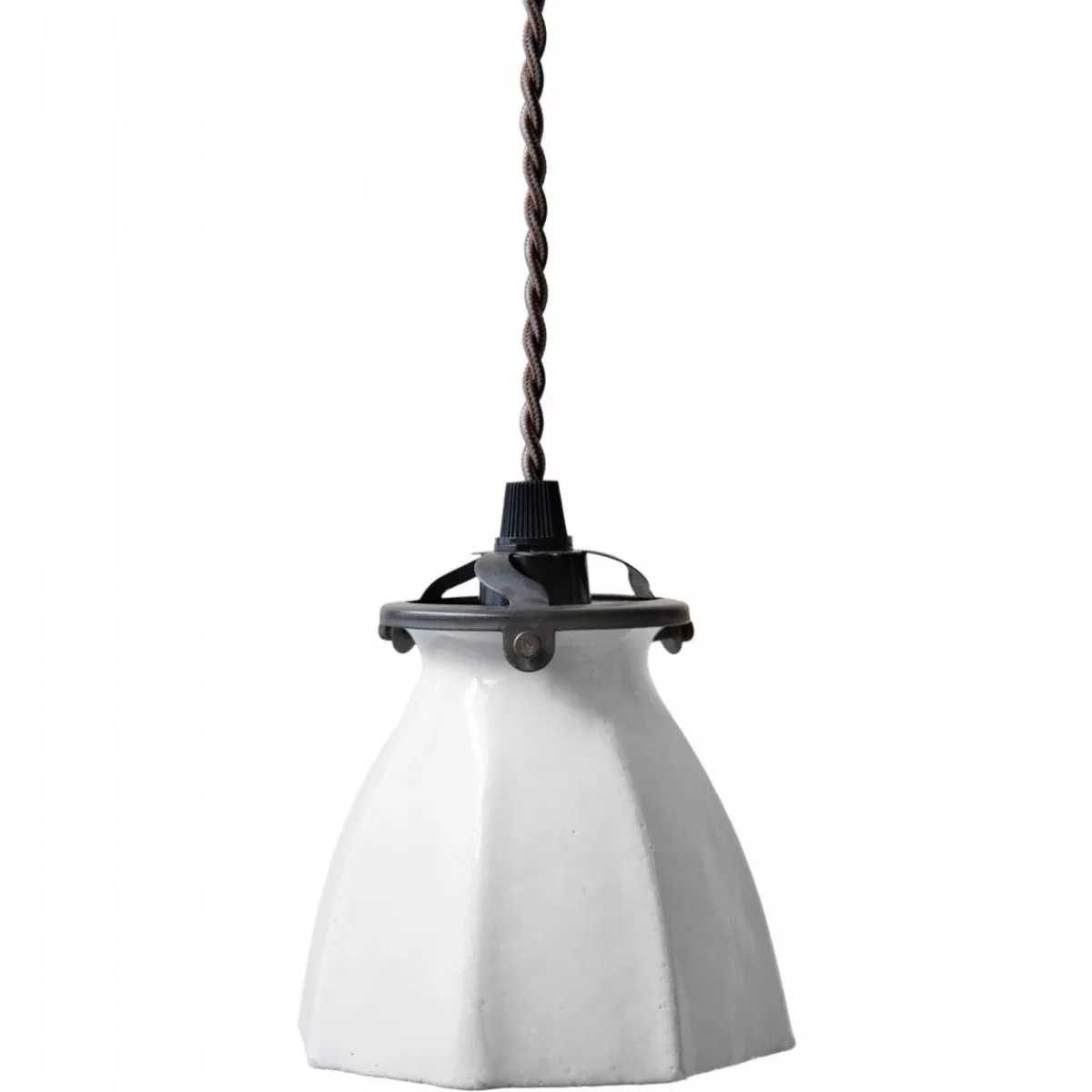 Astier de Villatte Lamps<Small Revolution Pendant Light With Canopy