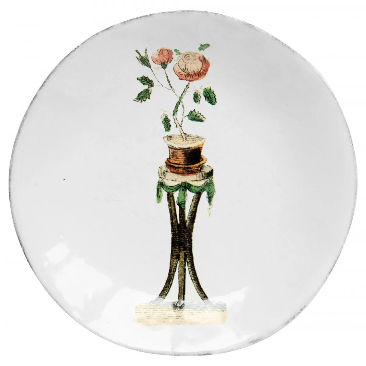 Astier de Villatte Small Dishes<Small Rosebush Plate