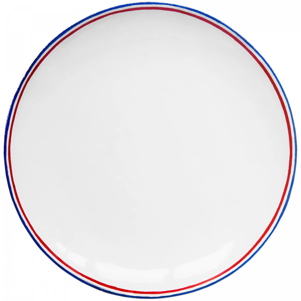 Astier de Villatte Plates<Tricolore Soup Plate
