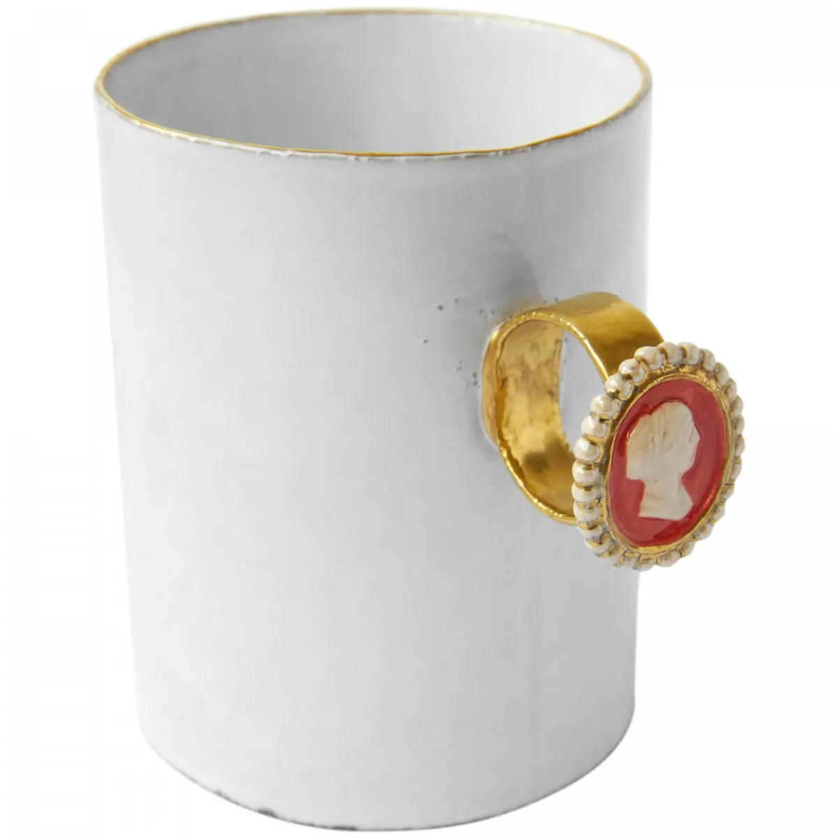 Astier de Villatte Cups & Teapots<Woman"S Cameo Ring Cup